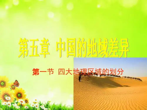 四大地理区域的划分- 课件