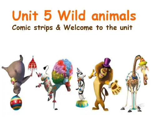 8A译林版 Unit5 wild animals reading