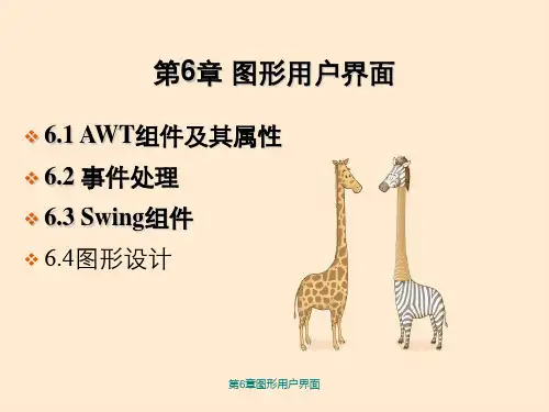 第6章图形用户界面