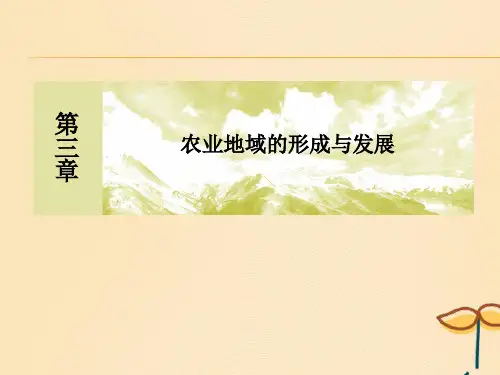 2020学年高中地理第三章农业地域的形成与发展第三节以畜牧业为主的农业地域类型课件新人教版必修2