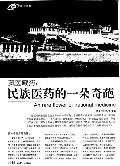 藏医藏药：民族医药的一朵奇葩