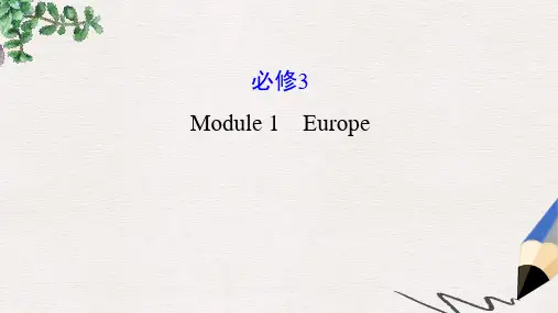 高考英语一轮复习Module1DeepSouthEurope课件外研版必修3