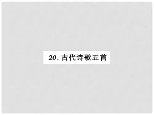 七年级语文下册 第五单元 20 古代诗歌五首课件 新人教版(6)