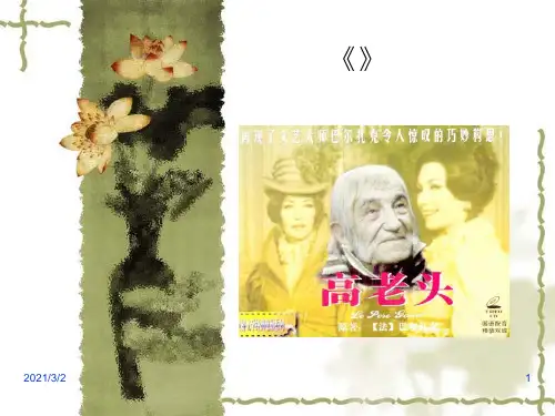《高老头》赏析分析精选课件PPT