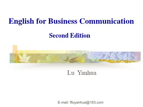 商函Chapter 1 Written__ Communication