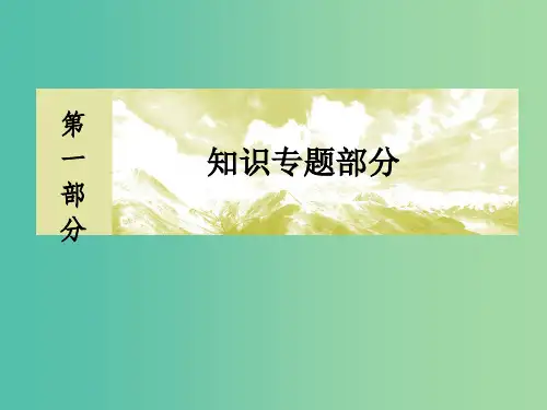 高考数学二轮复习 第一部分 专题一 集合、常用逻辑用语、不等式、函数与导数 第五讲 导数及其应用 文