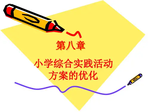 综合实践活动第八章 优质课件