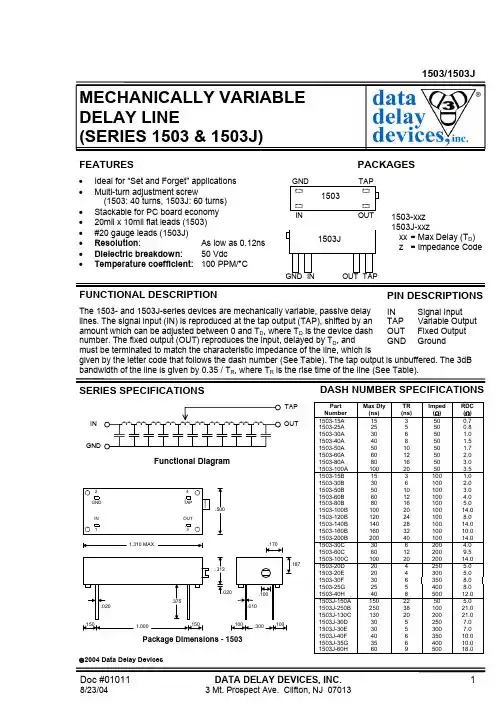 1503J-250B中文资料