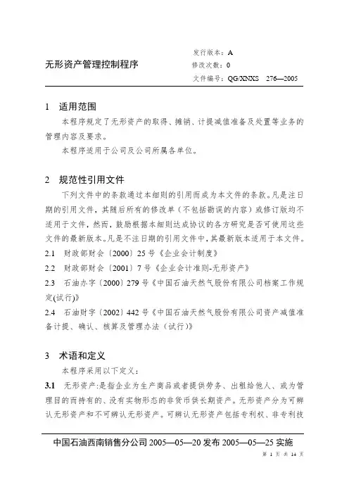 RM13.03无形资产管理控制程序.doc