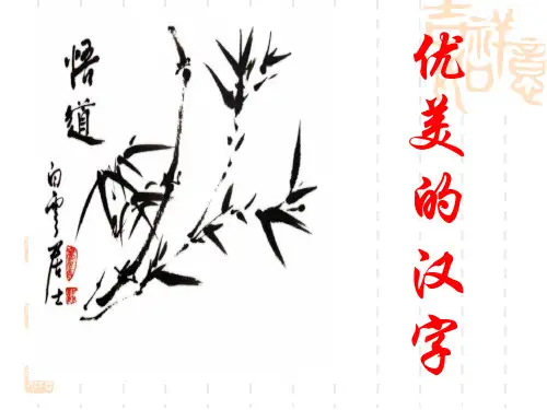 高中语文必修一梳理探究《优美的汉字》课件(5)