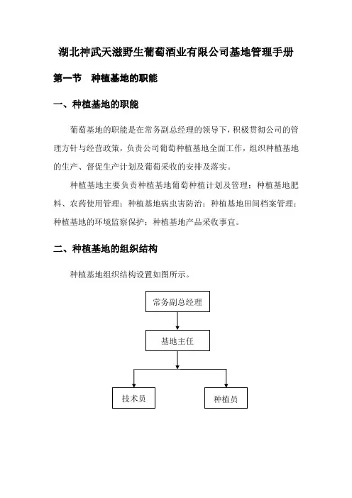 种植基地管理制度