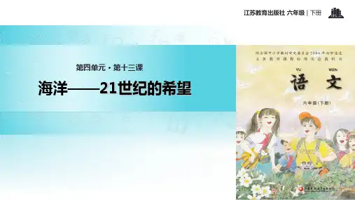 海洋21世纪的希望  PPT课件