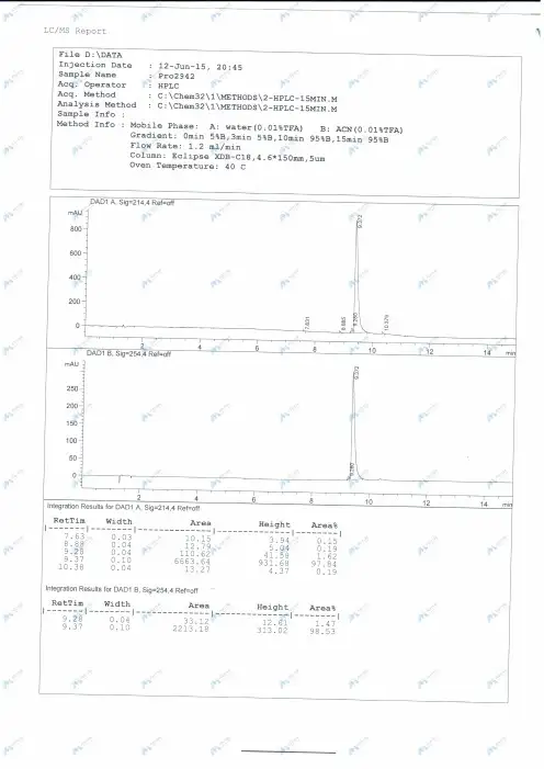 abt-263-06-hplc 奥默生物