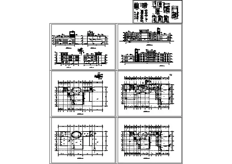 某地幼儿园全套建筑施工图(标注详细)