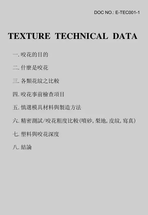模具咬花概念理解