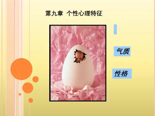 个性心理特征和发展能力