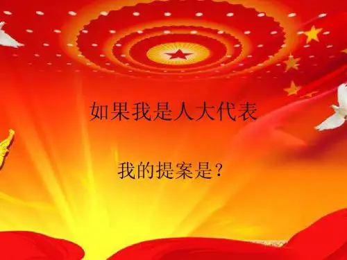 我是人大代表