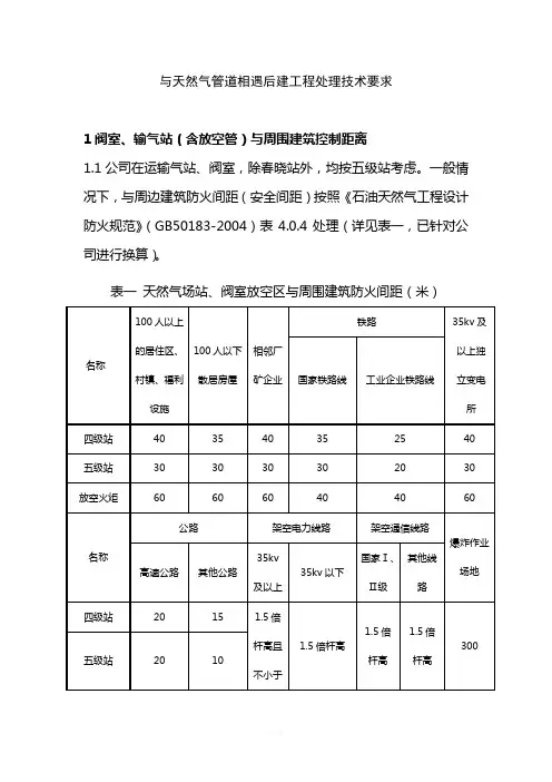 石油天然气管道第三方施工技术要求 2