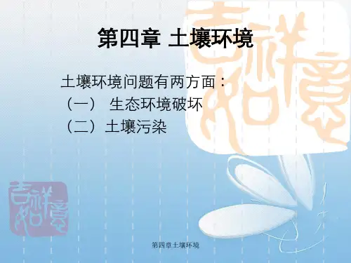 第四章土壤环境