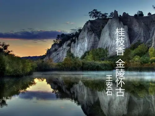 桂枝香金陵怀古 王安石