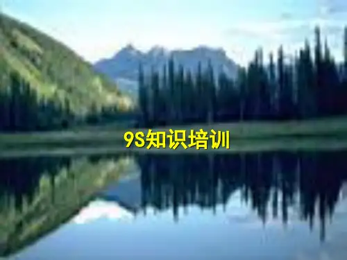 9S知识培训(内训资料)