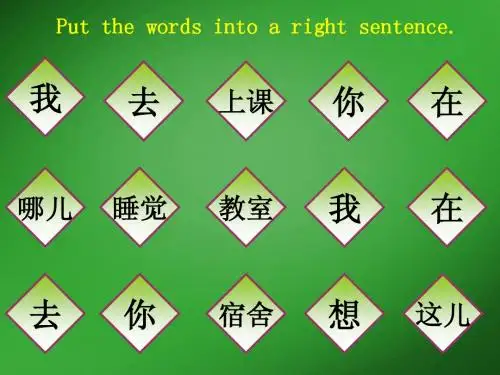 汉语口语第十课 2