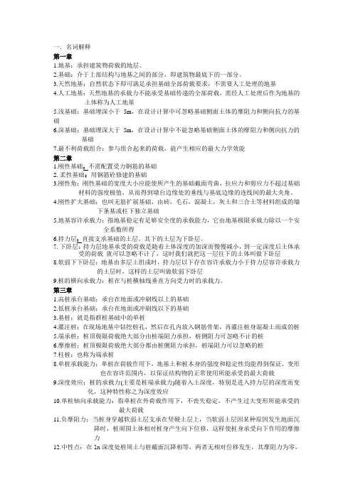 基础工程考试题 2