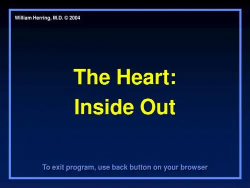 the heart''inside out''