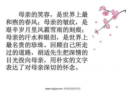 的母亲课件