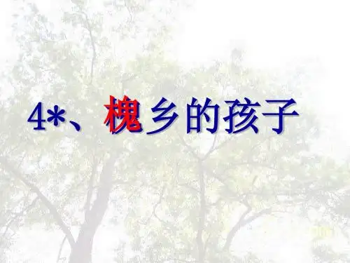 槐乡的孩子 (1)