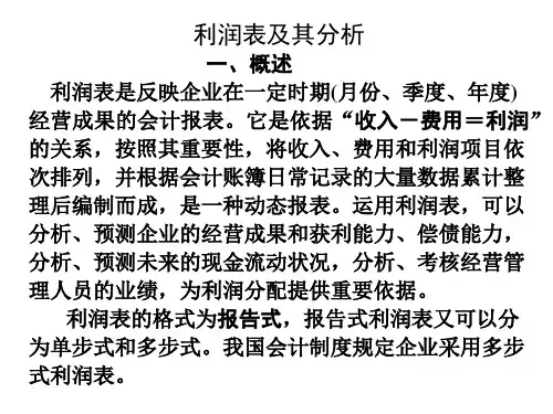 财务分析之利润表分析.pptx