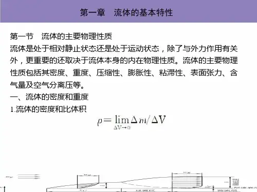 最新 流体的基本特性