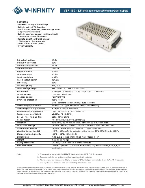 VSP-150-13.5中文资料