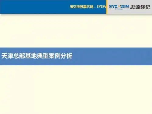产业基地分析
