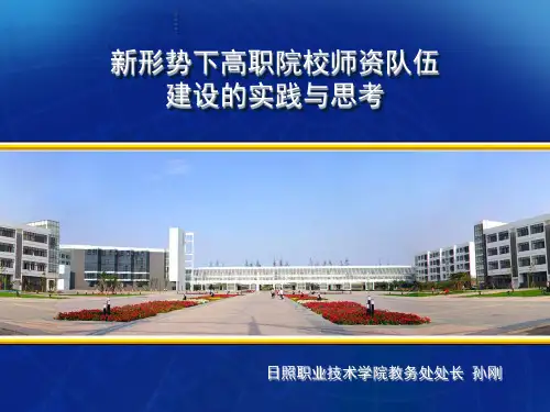 新形势下高职院校教学团队建设经验