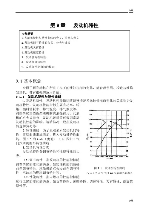 发动机特性