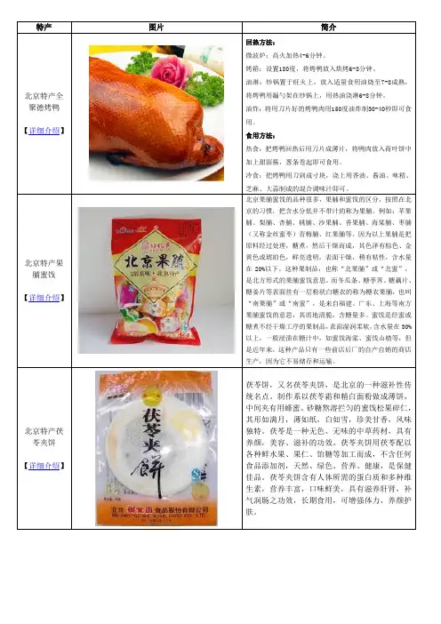 北京特产有哪些好吃的