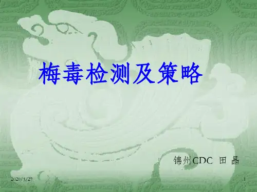 梅毒检测及策略课件