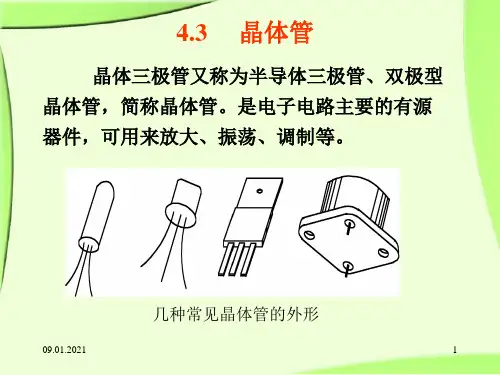 半导体二极管和晶体管精选PPT课件