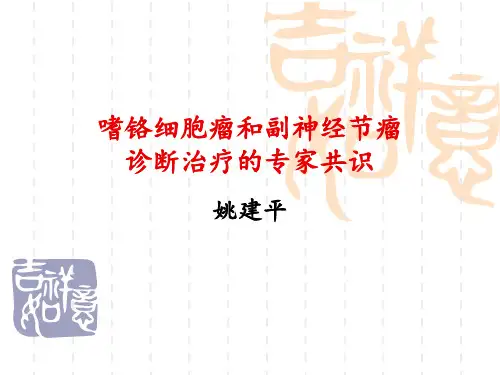嗜铬细胞瘤和副神经节瘤诊断治疗的专家共识1