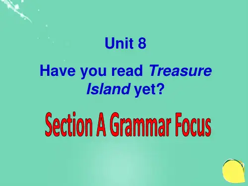 人教版英语八下Unit 8《Have you read Treasure》(Section A-2)课件
