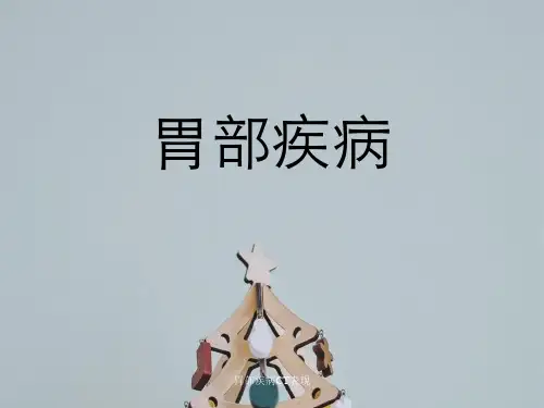 胃部疾病CT表现