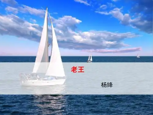 苏教版语文必修三 第  二专题《8 老王》(共20张PPT)