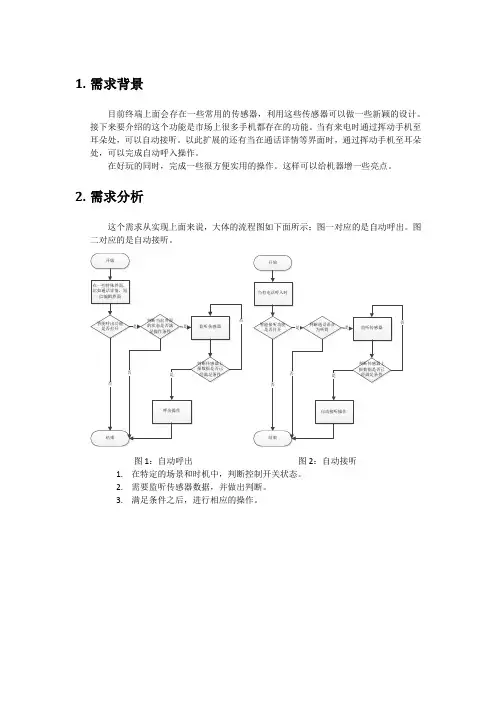 智能体感功能总结文档