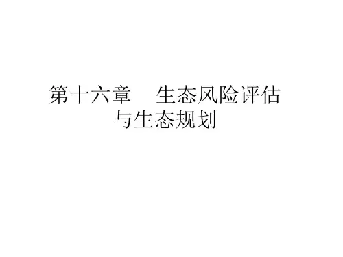 第16章生态风险评估与生态规划.pptx