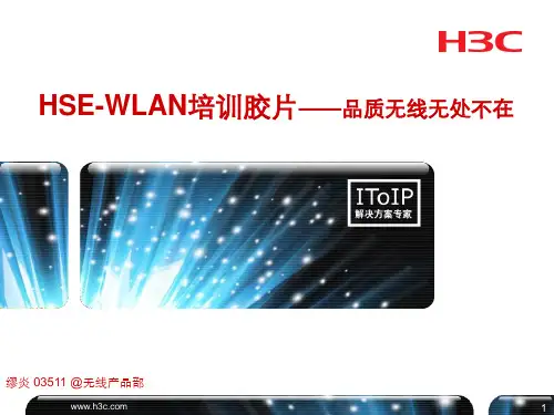 HSE-WLAN培训胶片_20100517 (NXPowerLite)