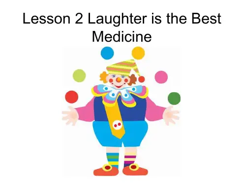 高二英语laughter-is-the-best-medicine课件