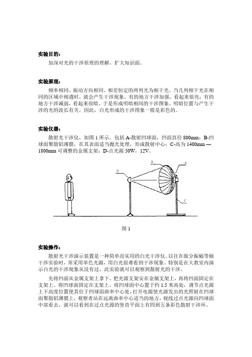 散射光干涉