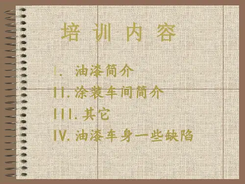 涂装工艺概述