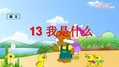 语文S版二年级语文上册《我是什么》PPT教学课件